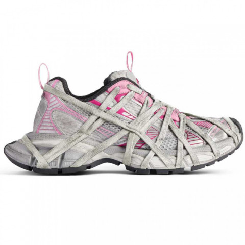 Balenciaga 3XL Extreme Lace Sneaker White Pink Grey