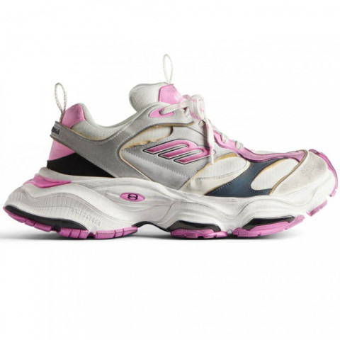 Balenciaga Cargo Sneaker Worn-Out - Pink