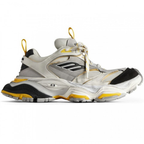 Balenciaga Cargo Sneaker Worn-Out - Grey Yellow