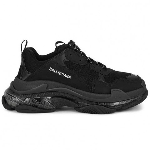 Balenciaga Triple S Clear Sole Black